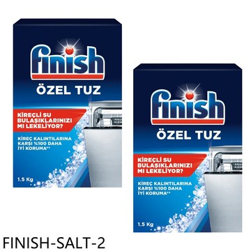 APP下單4%點數★FINISH【FINISH-SALT-2】軟化鹽1.5公斤2入組洗碗機配件