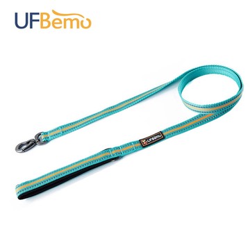 【UFBemo 優范寵物】撞色反光絲牽引繩M號