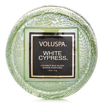 【Voluspa】馬卡龍芳香蠟燭 -White Cypress