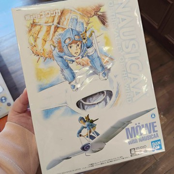 真愛日本 宮崎駿 吉卜力 風之谷 娜烏西卡 飛行艇 自組模型 BANDAI 1/20 公仔 模型 收藏