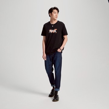 EDWIN｜加大碼｜男裝｜噴漆印花短袖T恤