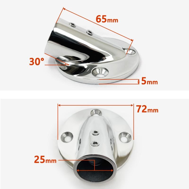 SUS316 ステンレス 25mm ジョイント パイプ 船 ボート キャンプ