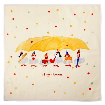 日光生活魔術自黏收納布-雨傘女孩