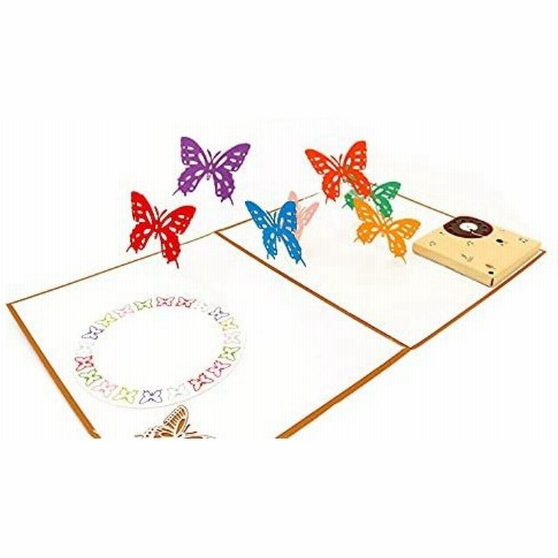 録音可能なポップアップカード 蝶 バースデーカード 音楽 バースデーカード 母の日カード ウェディングカード サンキューポップアップカード お悔やみカ 通販 Lineポイント最大0 5 Get Lineショッピング