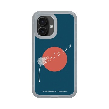 iPhone 16 AirX 流變灰 - ilovedoodle (Lim Heng Swee) - Cat and Plant - 蒲公英