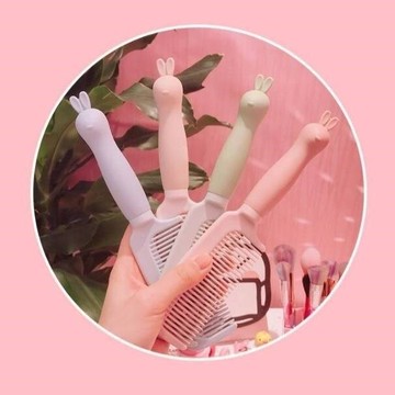 網紅款防靜電學生家用可愛塑料少女梳子女士專用長發兒童細齒密梳