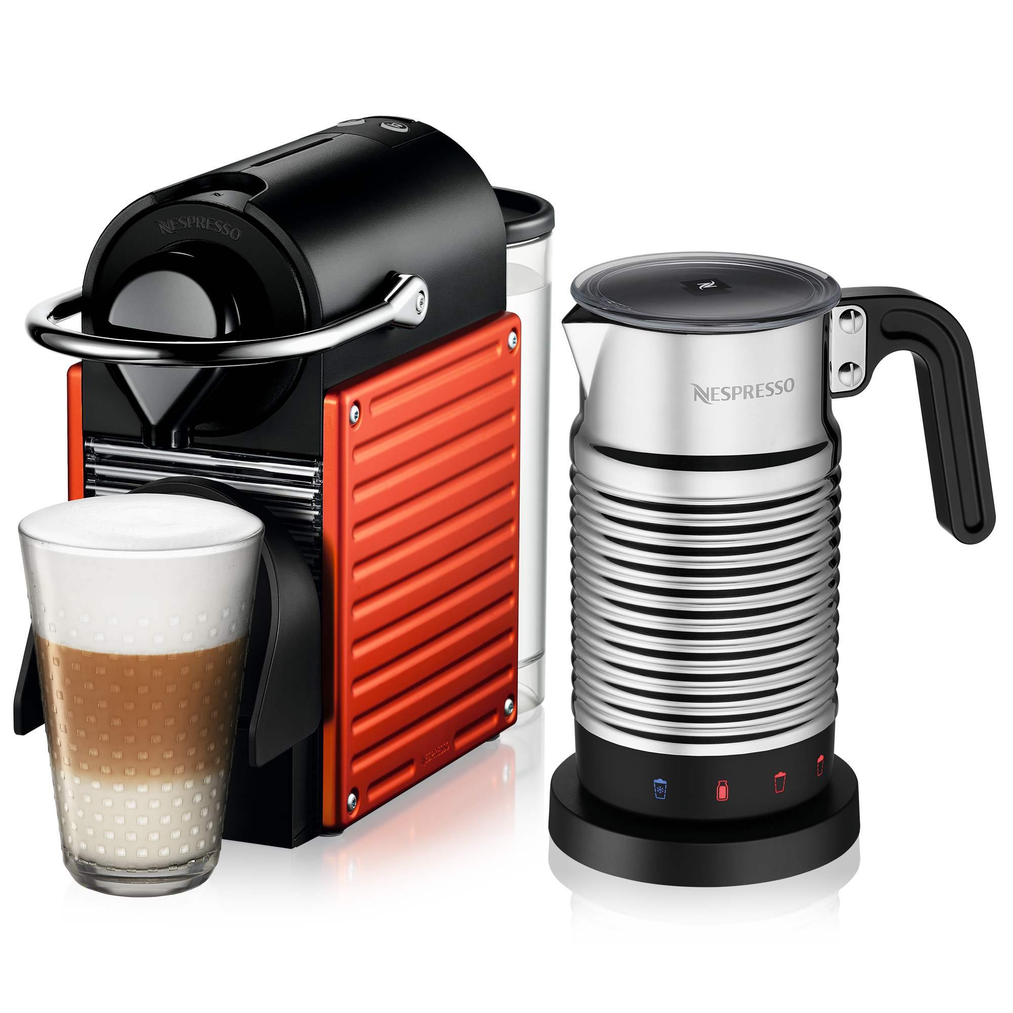 Nespresso PIXIE 膠囊咖啡機(紅)& AEROCCINO4奶泡機組合推薦| Nespresso 膠囊咖啡機官方網站| LINE購物