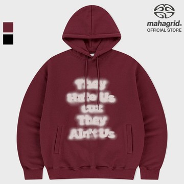 [MAHAGRID] Ain't Us 模糊連帽衫_中性_韓式AIN’T US BLUR HOODIE