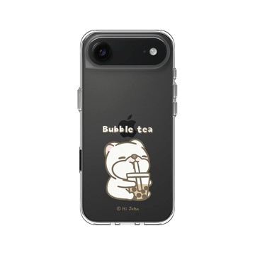 iPhone Air Clear Case（相機按鈕） 透明 - 嗨小強 Hi John - I Love Bubble tea