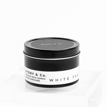 美國 AYDRY & Co. 白茶 WHITE TEA 手工木芯香氛蠟燭 3oz / 85g