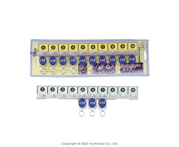 BX0502 10支吊牌附透明鑰匙圈 以上顏色號碼隨機出貨