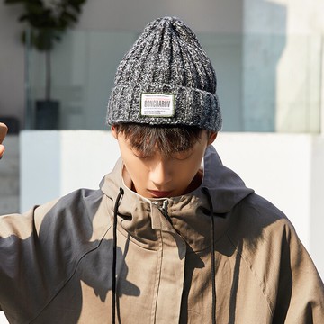 帽子男潮秋冬天毛線帽百搭韓版保暖護耳冷帽針織帽雅痞帽日系情侶