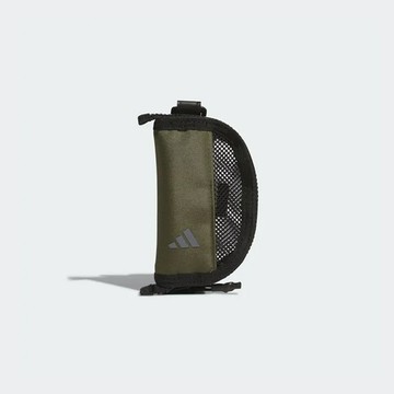 Adidas 高爾夫置球包 D型扣環小球袋 橄欖綠