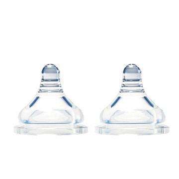 sillymann 100%鉑金矽膠奶嘴套裝  新生兒  2個