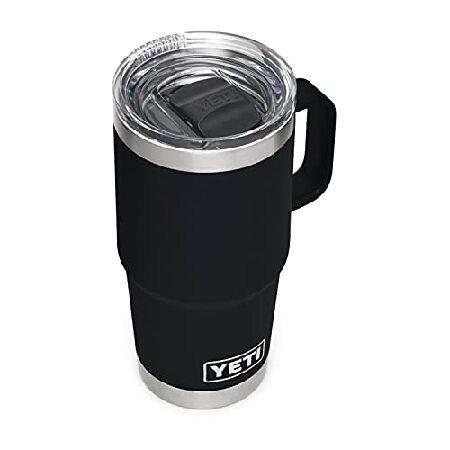 YETI Rambler 20 oz Travel Mug, Stainless Steel, Vacuum Insulated with Stronghold Lid, Black並行輸入