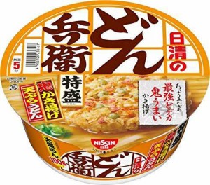 日清食品 日清のどん兵衛 特盛かき揚げ天ぷらうどん 138g×12個