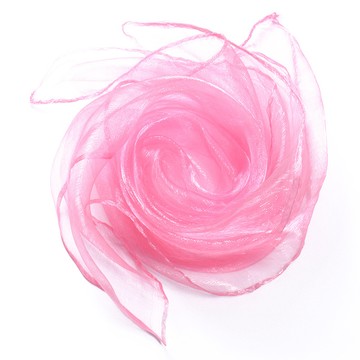 律動紗巾 粉紅色 輕盈透氣 吸濕排汗 時尚配件  1條