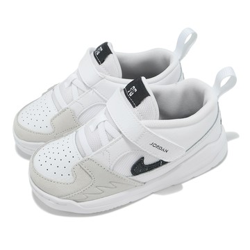 [ACS] Nike 休閒鞋 Jordan Stadium 90 TD 小童 白 黑 小朋友 麂皮 魔鬼氈 學步鞋 DX4396-112