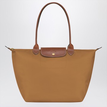 Longchamp Chamois Coloured Le Pliage Original L Bag