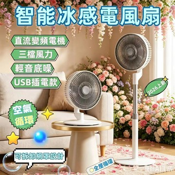 12吋超大空氣循環風扇【免費試用30天/保固二年】電風扇 循環風扇 USB充電製冷風扇 戶外移動風扇  3D 立體送風
