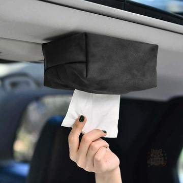 🔥即日特價🔥車載紙巾盒磁吸車內吸頂汽車車頂抽紙盒掛式高級感真皮簡約創意