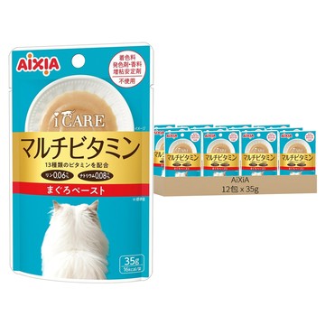 AiXiA 我愛護理系列 多種維生素餐包  鮪泥狀  35g  12包