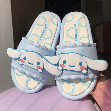 臺灣/✨拖鞋甜心kt貓~!巨可愛ins踩屎感厚底外穿涼拖鞋女夏季防滑居家拖鞋潮