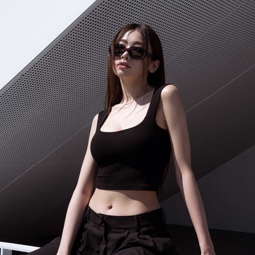 [Banana Pie]BRA TOP即刻爆乳露背涼感衣-黑影