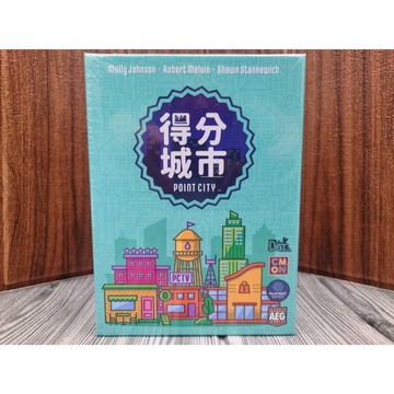 【桌遊侍】 得分城市 《免運.再送充足牌套》 實體店面快速出貨 得分系列.城市.輕策略遊戲.資源管理.簡單好上手