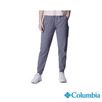 Columbia哥倫比亞 女款- Leslie Falls 超防曬UPF50防潑束口長褲-深灰 UAR92620DY/IS
