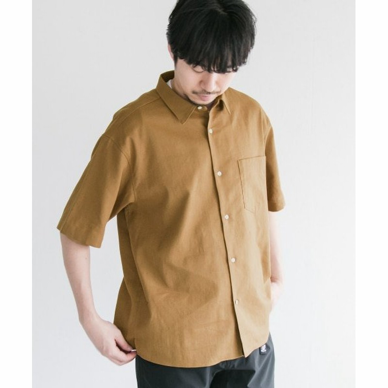 アーバンリサーチ 高機能リネンショートスリーブシャツ メンズ Camel L Urban Research 通販 Lineポイント最大get Lineショッピング