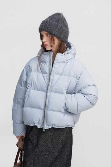 暖暖泡 / 連帽面包羽絨服 / 90白鴨絨