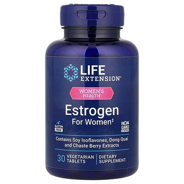 Life Extension, 女性健康，女性動情素，30 片素食片