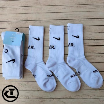 NIKE NOCTA Crew Socks中高筒襪毛巾厚底男女襪 黑白灰彩色運動休閒籃球襪 跑步健身訓練襪 三叉學生長襪