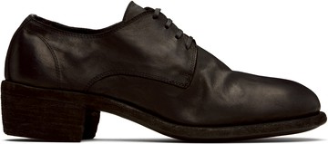 Guidi 黑色 792 德比鞋