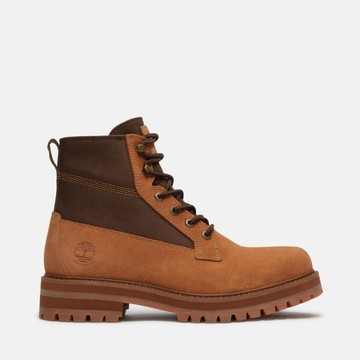 Timberland 男款棕色Britton Drive防水靴｜A2H58ES4