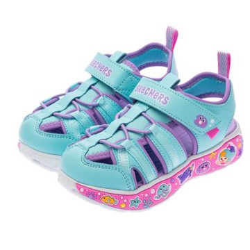 SKECHERS 女嬰童系列 涼拖鞋 PLAY SCENE SPLASH - 303162NTQLV