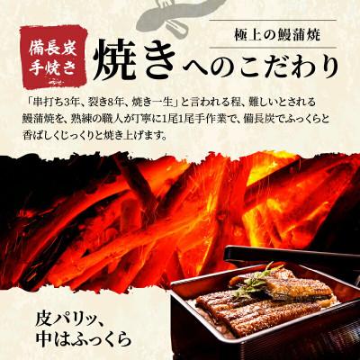 ふるさと納税 宮崎市 備長炭手焼き 和匠うなぎの蒲焼き2尾 白焼2尾　計4尾セット