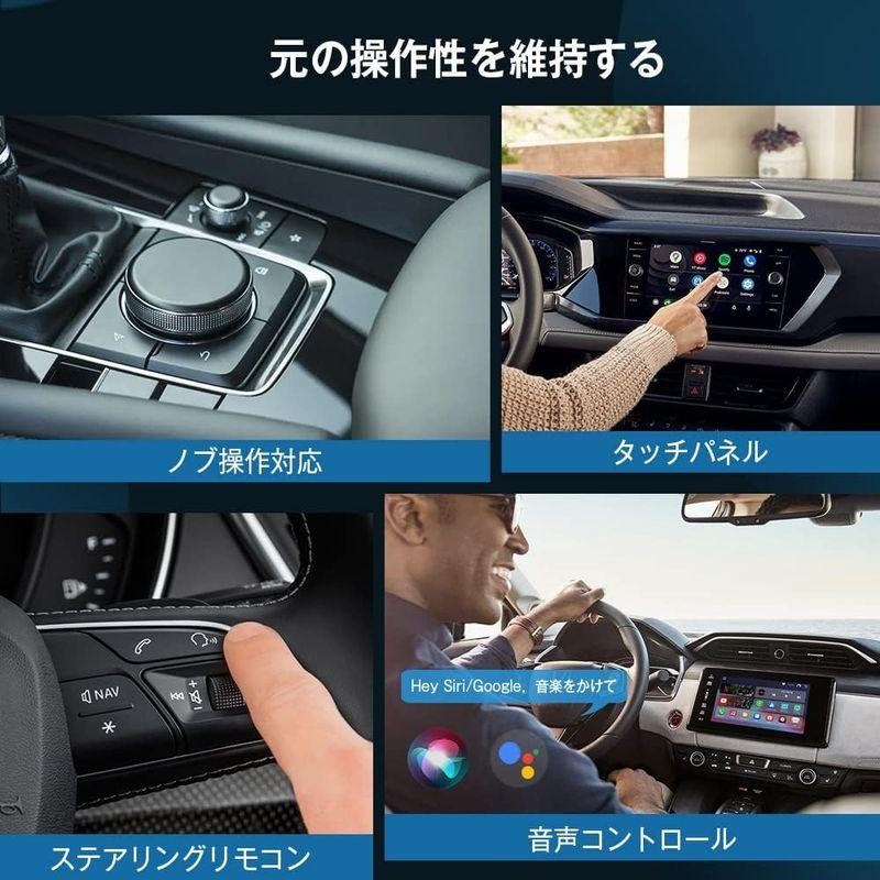 公式 Ottocast オットキャスト2023 CA400 ワイヤレスCarPlayアダプター