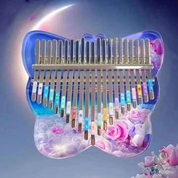 🌟爆款🌟高CP拇指琴 Kalimba 手指鋼琴  卡林巴17音蝴蝶拇指琴學生版21音手指琴高顔值生日禮物網紅玩具