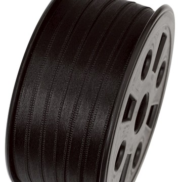 Packaging Net 禮品包裝緞帶 6mm  90m  黑色  1個