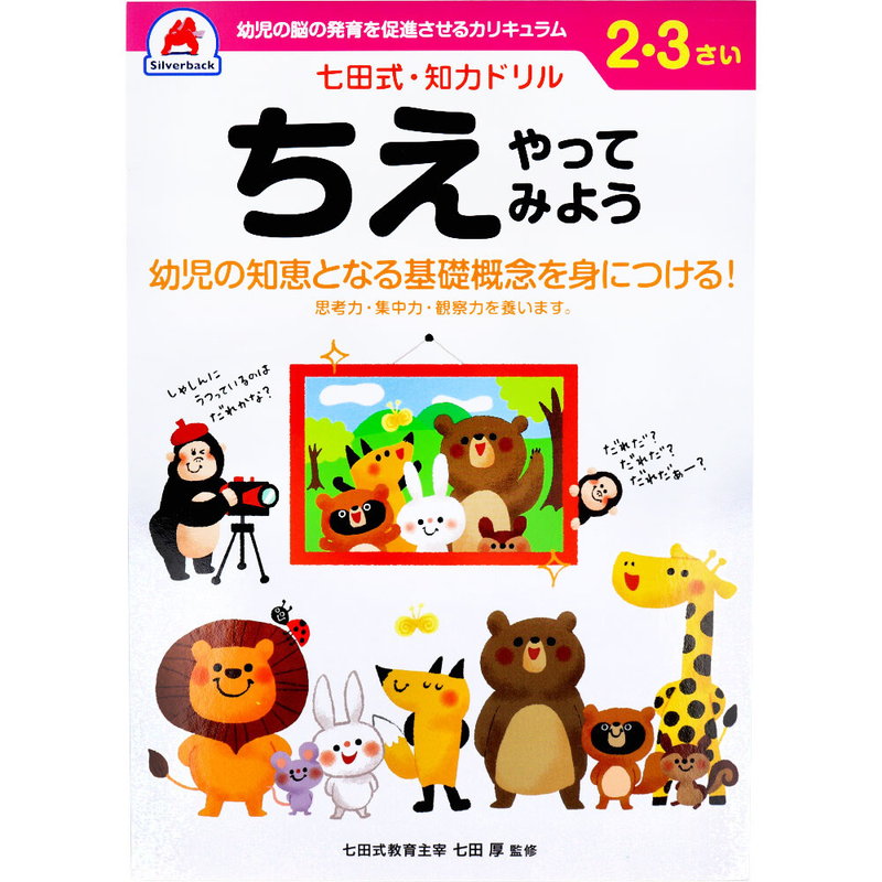 七田式 知力ドリル 2歳 3歳 ちえやってみよう 幼児の脳 知育 発育促進カリキュラム