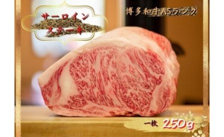博多和牛サーロインステーキ 250g（250g×1枚）