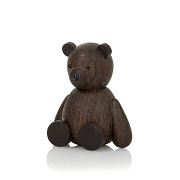 Teddy 泰迪熊手工木偶（煙燻橡木、小）