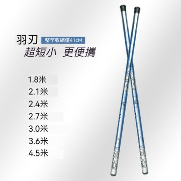 熱銷新品🏍️37硬釣手釣竿 超短手竿 偷跑竿 溪流竿 溪釣竿 池釣竿 蝦竿 手竿 硬調手竿 魚竿 河邊釣魚