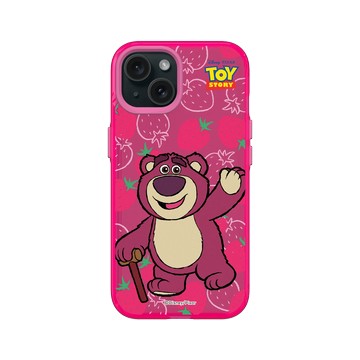iPhone 15 Clear 粉漾桃 - 迪士尼-玩具總動員 Toy Story - 玩具總動員 - 熊抱哥登場