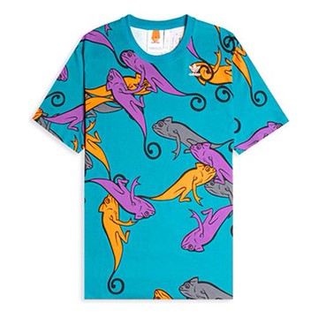 adidas originals Full Print Multicolor Dragon Printing Short Sleeve