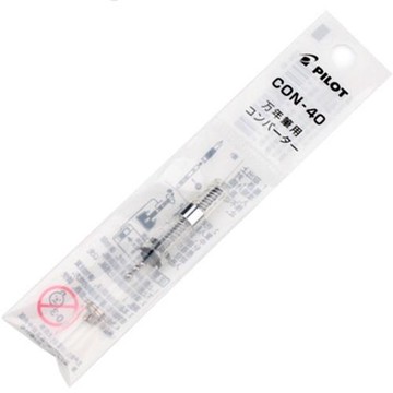 日本PILOT百樂微笑鋼筆旋轉式吸墨器螺旋式上墨器筆芯CON-40吸墨芯吸墨管適習字KaKuno透明微笑鋼筆88G capless CAVALIER