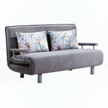 文創集 吉姆吉灰棉滌布前拉式沙發椅/沙發床-145x75x78cm免組