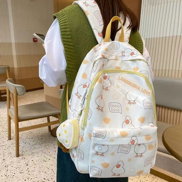 🔥臺灣出貨🔥書包女中學生少女雙肩包初中生日係ins可愛卡通小學生大容量背包